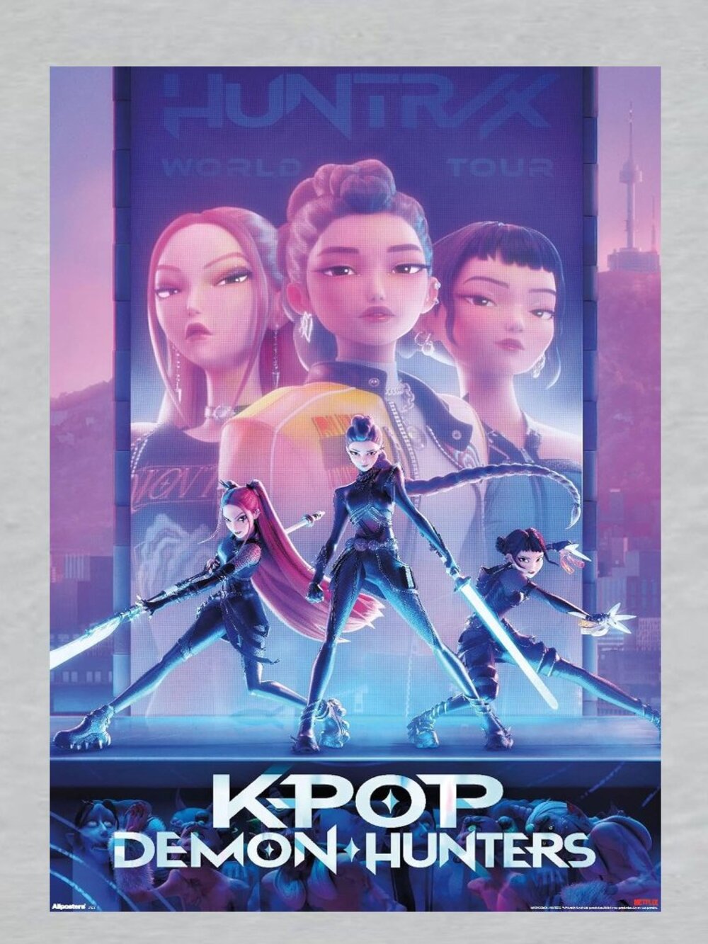 KPop Demon Hunters Poster 22.375 x 34 inch unframed